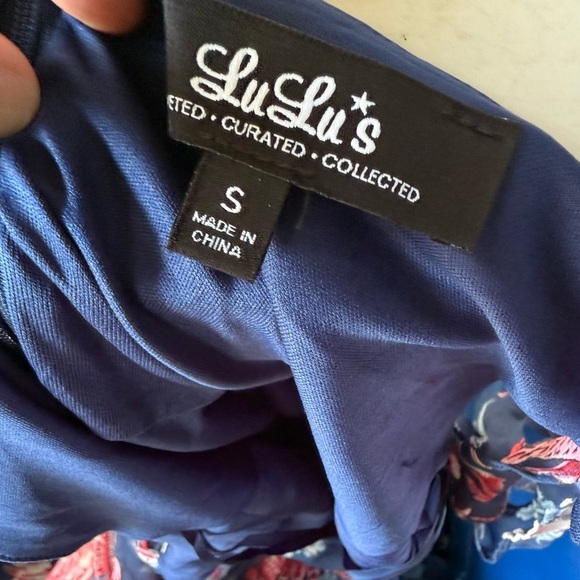 Lulus Floral Navy Maxi Dress - Picture 11 of 11